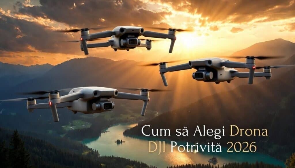 Cum să alegi drona DJI potrivită 2026 — ghid complet DroneDoctor