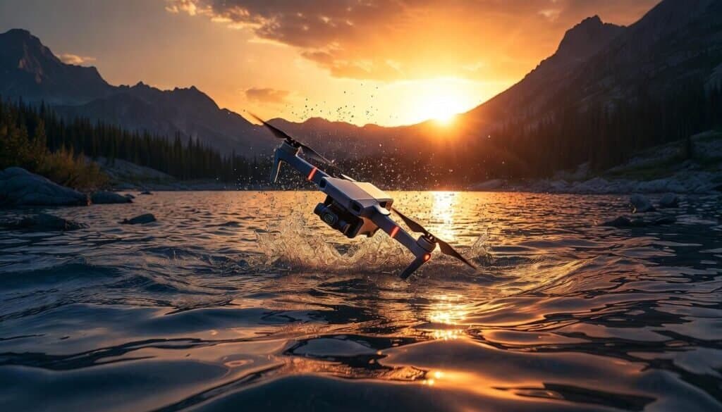 Dronă căzută în apă — ghid complet 2026 DroneDoctor
