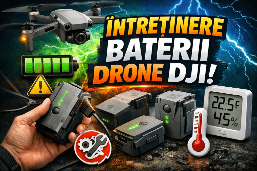 Întreținerea bateriilor dronelor DJI — ghid complet DroneDoctor