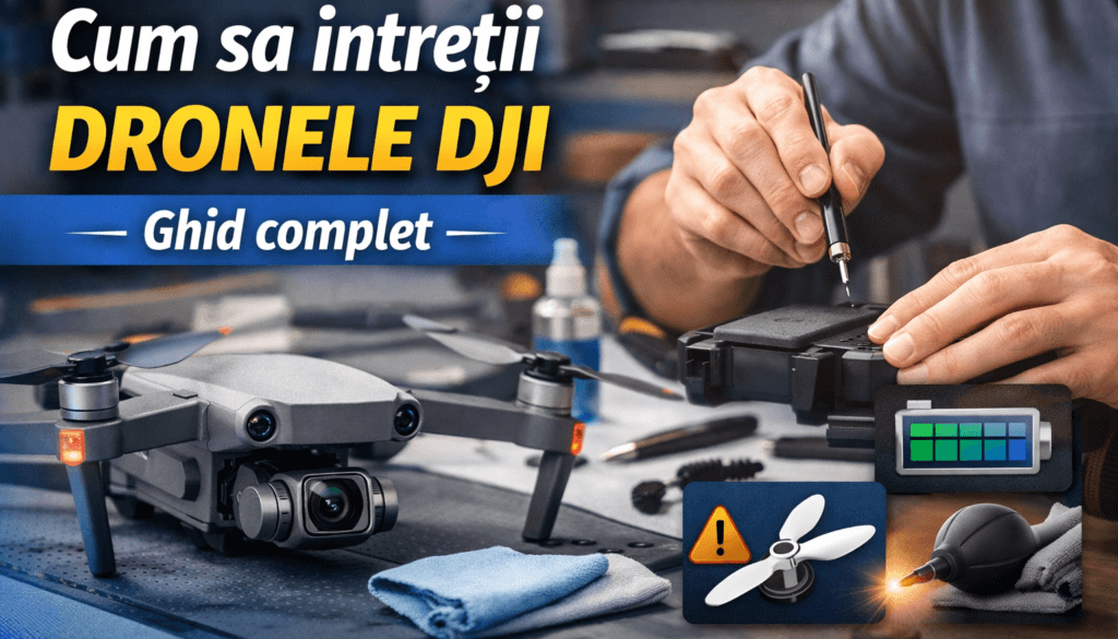 Întreținere drone DJI — ghid complet DroneDoctor