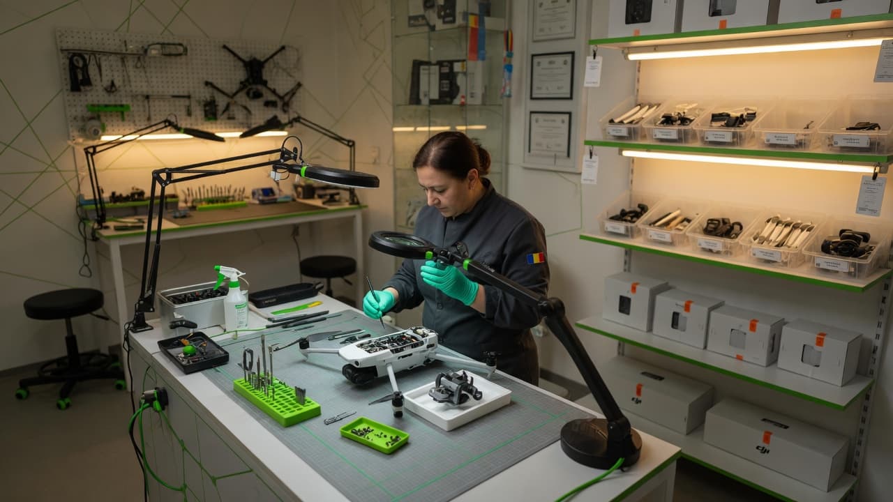 DJI gimbal repair Romania — DroneDoctor